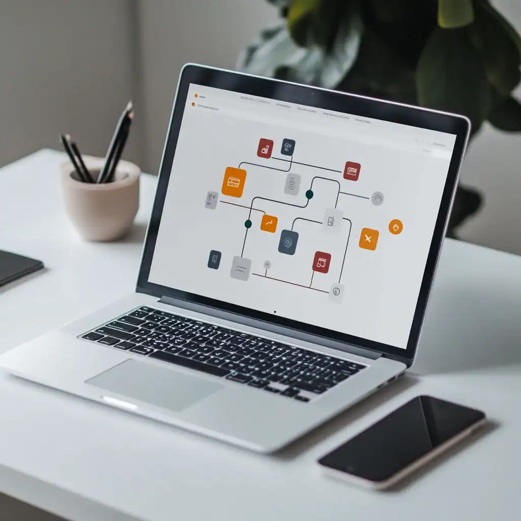 Automated chatbot on small business website using Small business marketing automation